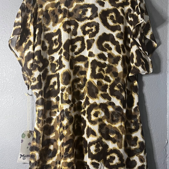 Show Me Your Mumu Original Mumu Leopard‎ Print Top Women’s Size X-Large NWT - Picture 5 of 5